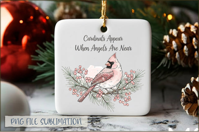 Christmas Cardinal PNG Sublimation Sublimation Shetara Begum 