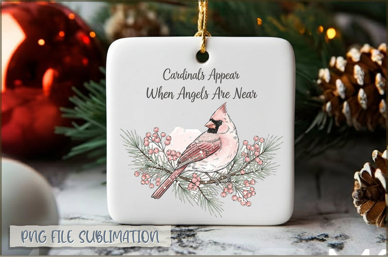 Christmas Cardinal PNG Sublimation Sublimation Shetara Begum 