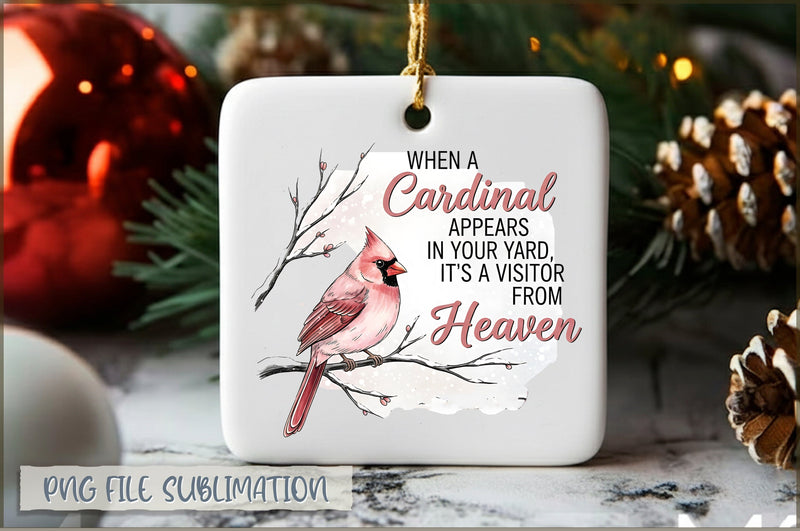 Christmas Cardinal PNG Sublimation Sublimation Shetara Begum 