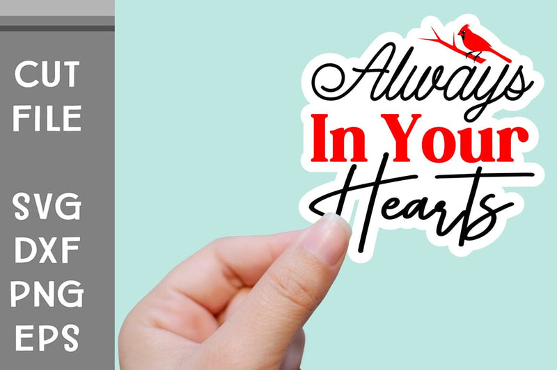 Christmas Cardinals Sticker SVG SVG Svgcraft 