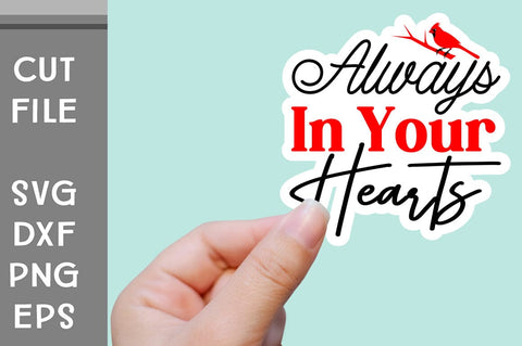 Christmas Cardinals Sticker SVG SVG Svgcraft 