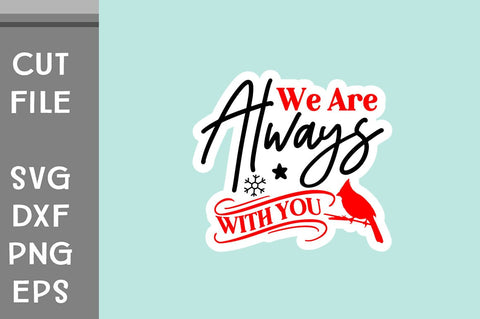 Christmas Cardinals Sticker SVG SVG Svgcraft 