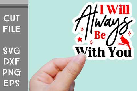 Christmas Cardinals Sticker SVG SVG Svgcraft 