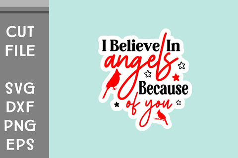 Christmas Cardinals Sticker SVG SVG Svgcraft 