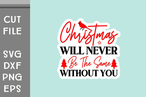 Christmas Cardinals Sticker SVG SVG Svgcraft 
