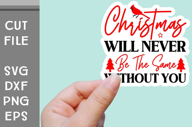 Christmas Cardinals Sticker SVG SVG Svgcraft 