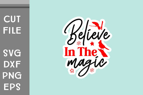 Christmas Cardinals Sticker SVG SVG Svgcraft 