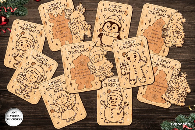 Christmas Cards Ornament SVG Bundle SVG SvgOcean 