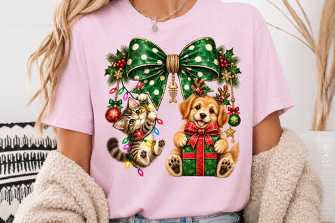 Christmas Cat & Dog PNG Sublimation Sublimation nirmal108roy 