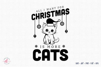Christmas Cat SVG Design SVG CraftLabSVG 