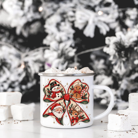 Christmas Character Bow PNG Sublimation Pickled Thistle Creative 
