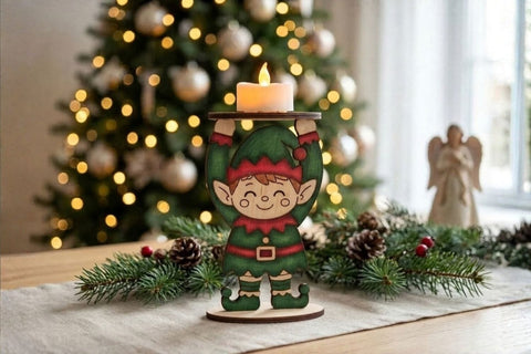 Christmas Character Candle Holders SVG Bundle SVG SvgOcean 