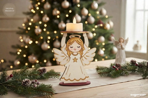 Christmas Character Candle Holders SVG Bundle SVG SvgOcean 