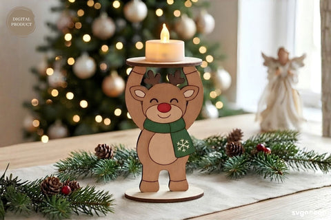 Christmas Character Candle Holders SVG Bundle SVG SvgOcean 