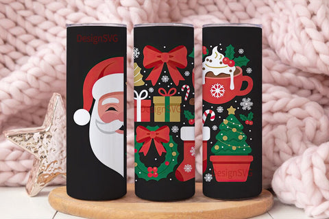Christmas Cheer 20oz Tumbler Wrap Sublimation DesignSVG 