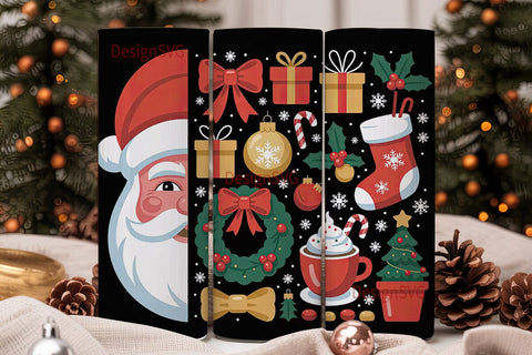 Christmas Cheer 20oz Tumbler Wrap Sublimation DesignSVG 