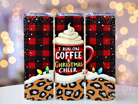 Christmas Cheer Coffee Lover Tumbler, Christmas Cheer Tumbler, 20oz Sublimation Design, Holiday Coffee Tumbler, Funny Christmas Tumbler, Festive Drinkware, Coffee Lover Gift Sublimation SvggirlplusArt 