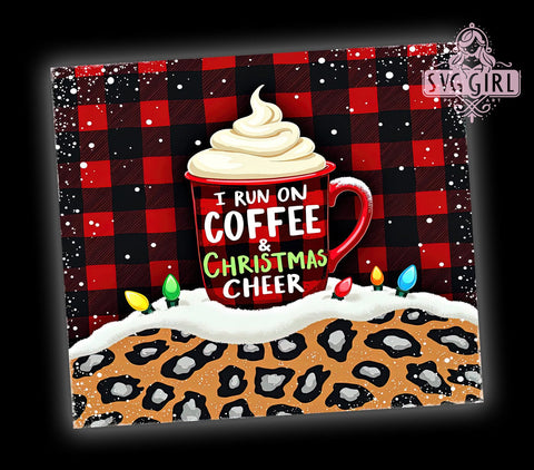 Christmas Cheer Coffee Lover Tumbler, Christmas Cheer Tumbler, 20oz Sublimation Design, Holiday Coffee Tumbler, Funny Christmas Tumbler, Festive Drinkware, Coffee Lover Gift Sublimation SvggirlplusArt 