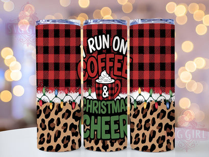 Christmas Cheer Coffee Lover Tumbler, Christmas Cheer Tumbler, 20oz Sublimation Design, Holiday Coffee Tumbler, Funny Christmas Tumbler, Festive Drinkware, Coffee Lover Gift Sublimation SvggirlplusArt 