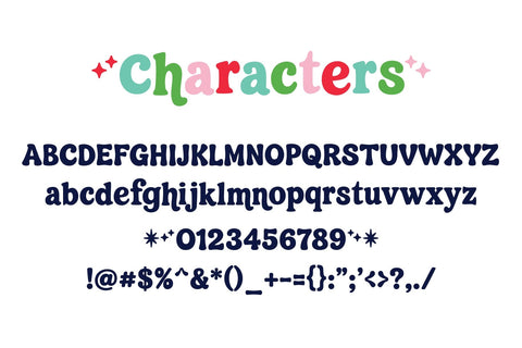 Christmas Cheer Retro Font Miss Tiina 