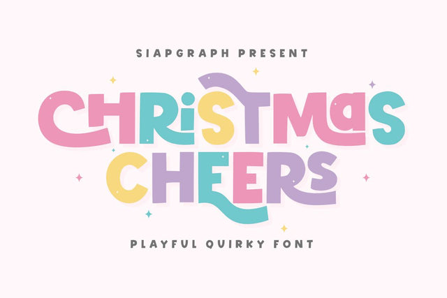 Christmas Cheers - Playful Quirky Font Font Masyafi Studio 