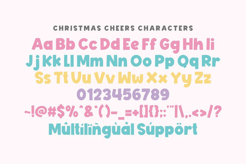 Christmas Cheers - Playful Quirky Font Font Masyafi Studio 