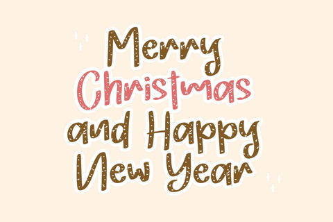 Christmas Chocho Font Afandi Studio 