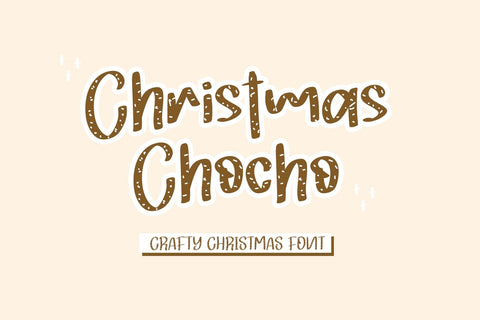 Christmas Chocho Font Afandi Studio 