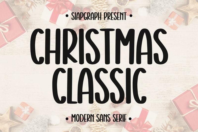 Christmas Classic Font Masyafi Studio 