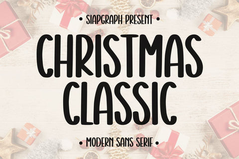 Christmas Classic Font Masyafi Studio 