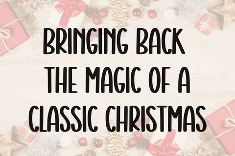 Christmas Classic Font Masyafi Studio 