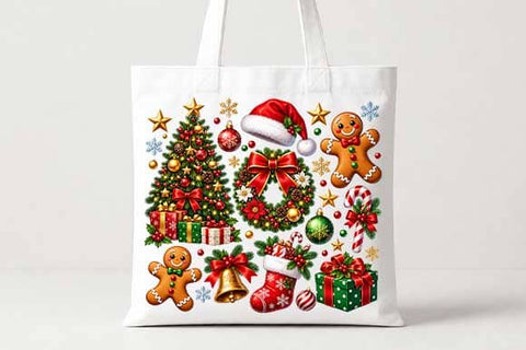 Christmas Clipart Elements PNG SVG BillahCrafts 