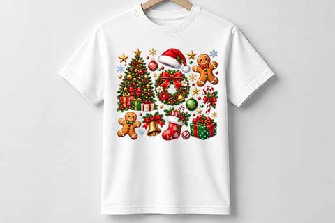 Christmas Clipart Elements PNG SVG BillahCrafts 