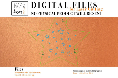 Christmas Coasters Vector File for Laser Cutter. SVG MaramadeLaser 