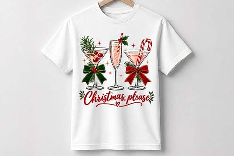 Christmas Cocktail Design – Christmas Please SVG BillahCrafts 