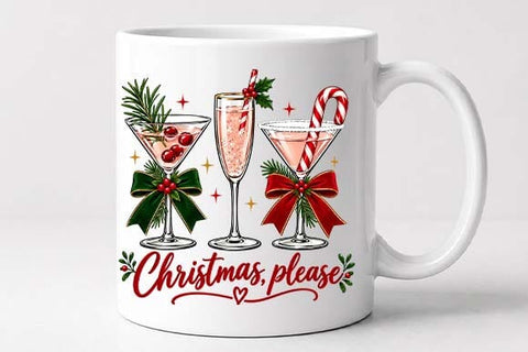 Christmas Cocktail Design – Christmas Please SVG BillahCrafts 
