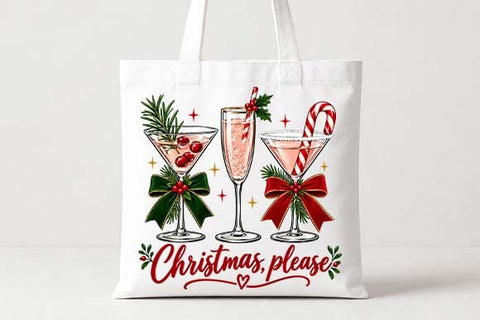 Christmas Cocktail Design – Christmas Please SVG BillahCrafts 