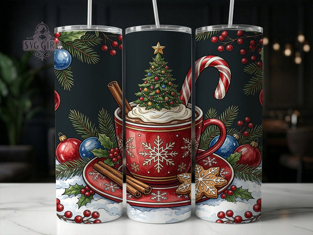 Christmas Cocoa Mug 20oz Tumbler, Christmas Cocoa Mug, Cocoa Mug Tumbler, Christmas Cocoa, Cocoa Tumbler Wrap, 20oz Tumbler Wrap, Hot Cocoa Tumbler, Christmas Cocoa PNG Sublimation SvggirlplusArt 