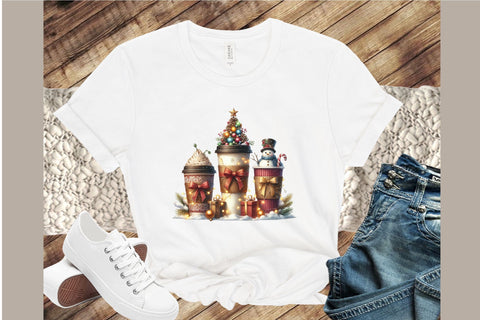 Christmas Coffee Bundle of 24 PNG Sublimation designartist 
