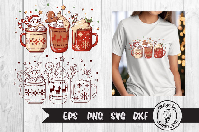 Christmas Coffee latte, Coffee Lover, Winter Christmas SVG dadan_pm 