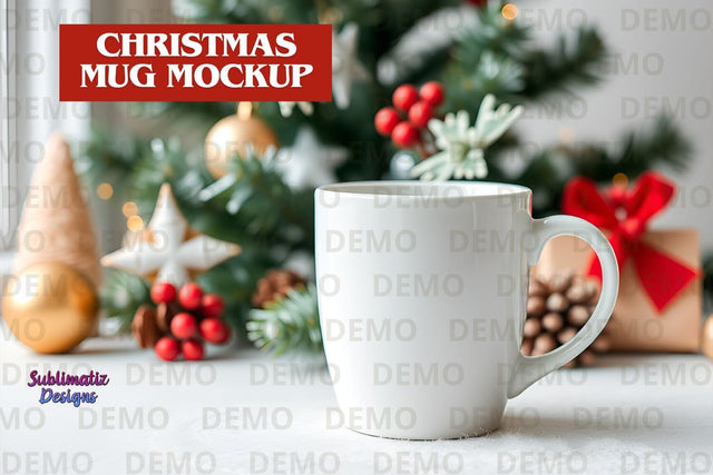 Christmas Coffee Mug Mockup Mock Up Photo Sublimatiz Designs 