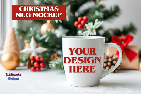 Christmas Coffee Mug Mockup Mock Up Photo Sublimatiz Designs 