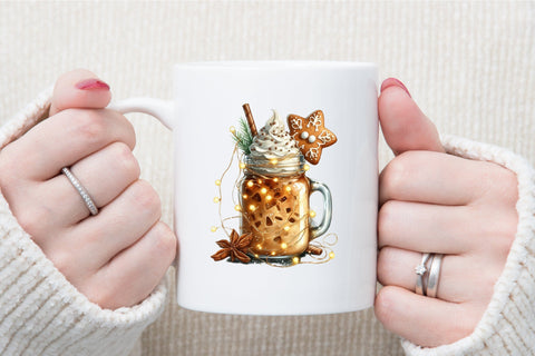 Christmas Coffee Sublimation Clipart Sublimation designartist 