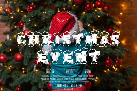 Christmas College Font Dm Letter Studio 