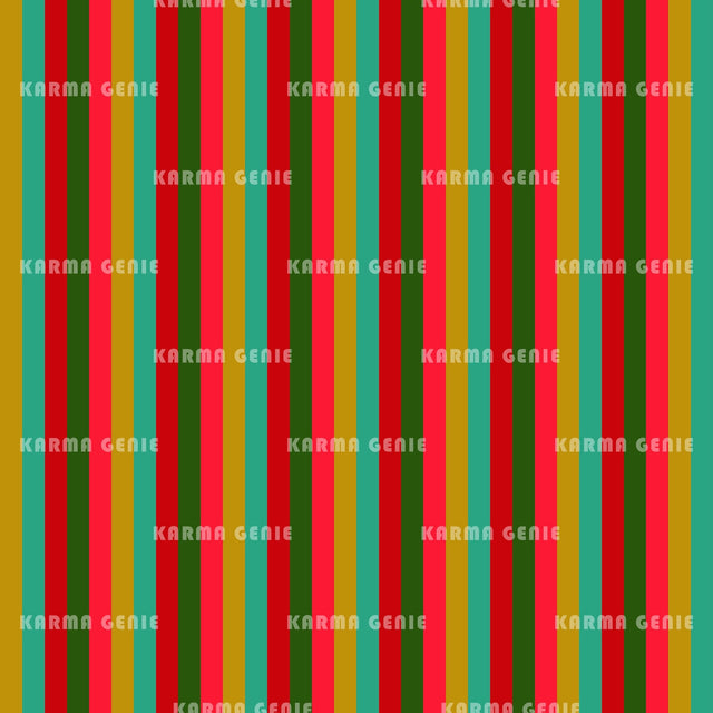Christmas Colours Festive Palette Seasonal Striped Pattern Digital Paper Digital Pattern Karma Genie Graphics 