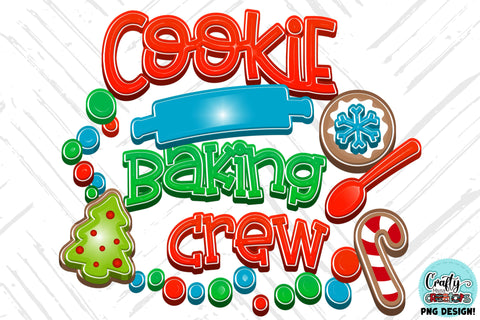 Christmas Cookie Png, Cooking Baking Crew Duo Sublimation SVG Crafty Mama Studios 