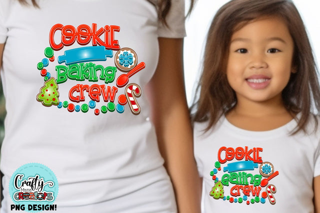 Christmas Cookie Png, Cooking Baking Crew Duo Sublimation SVG Crafty Mama Studios 