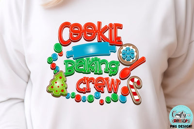 Christmas Cookie Png, Cooking Baking Crew Sublimation SVG Crafty Mama Studios 