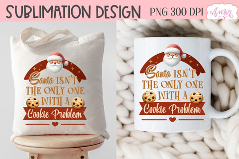 Christmas cookie problem PNG | Funny Christmas sublimation Sublimation Amorclipart 