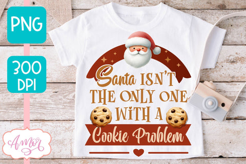 Christmas cookie problem PNG | Funny Christmas sublimation Sublimation Amorclipart 